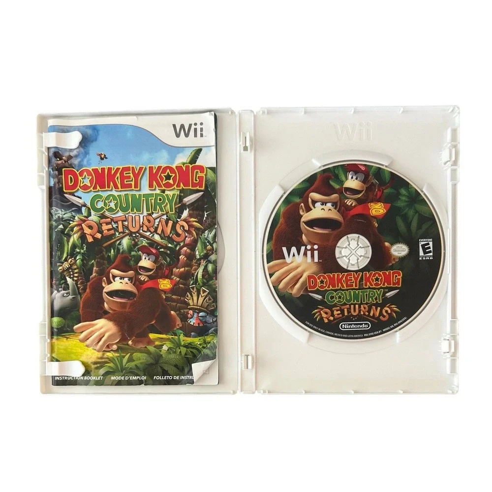 Donkey Kong Country Returns Nintendo Wii Game CIB RVL P SF8E USZ